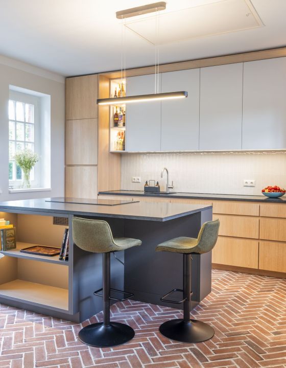Ziegelboden Kueche Interior Design