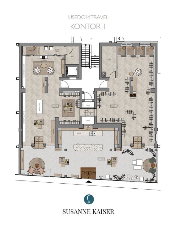 Grundriss Kontor 1 Ahlbeck