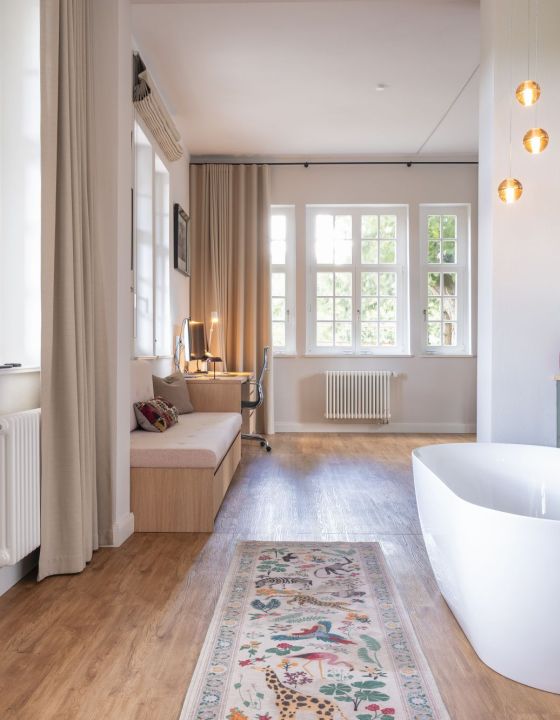 Badewanne im Wohnbereich Ferienhaus
