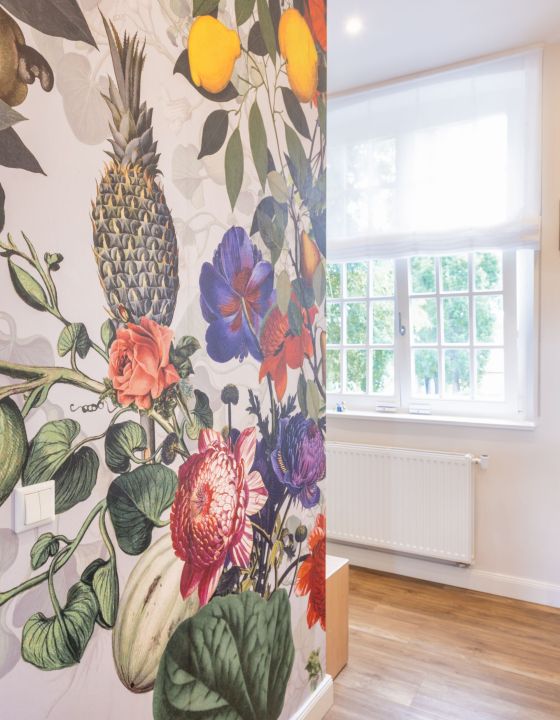 Florale Tapete Design