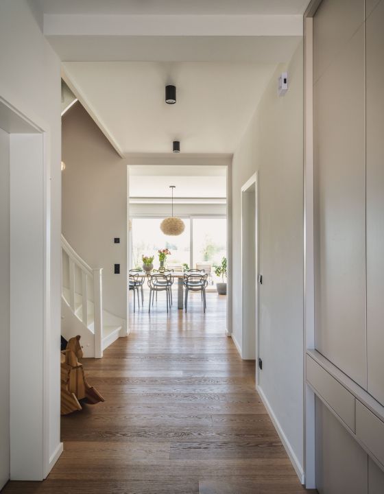 Interiordesign Flur Eiche Holzboden