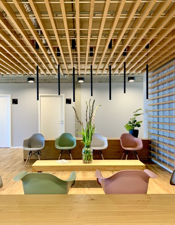 Warteraum Verkaufsraum Showroom Innenarchitektur 