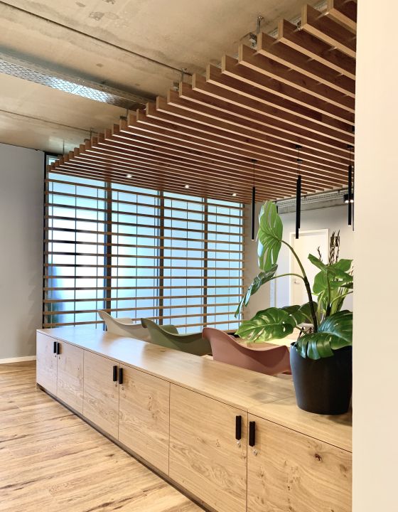 Warteraum Verkaufsraum Showroom Innenarchitektur 