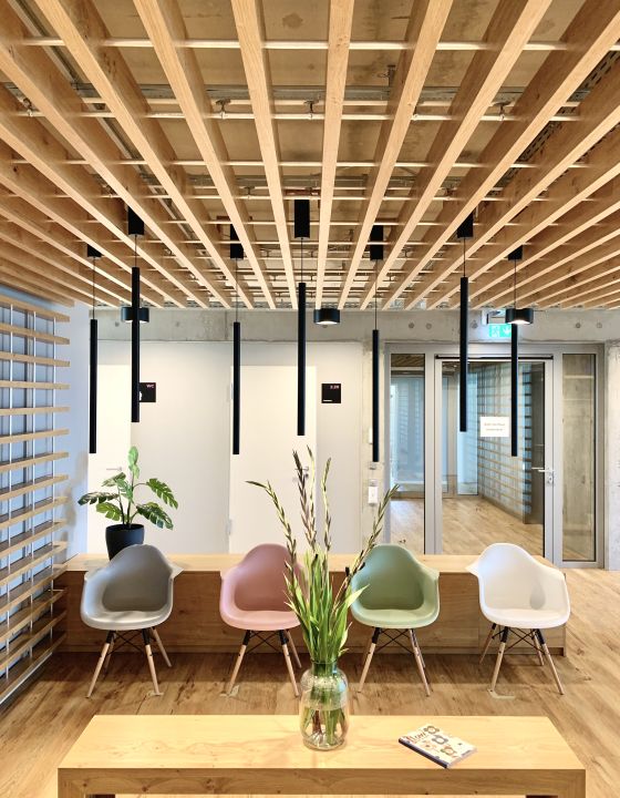 Warteraum Verkaufsraum Showroom Innenarchitektur 